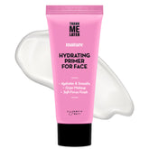 Elizabeth Mott Thank Me Later Primer bottle closeup for hydrated skin and smooth base.