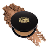 Elizabeth Mott Whatup Beaches bronzer compact – easy warm glow with a natural finish.