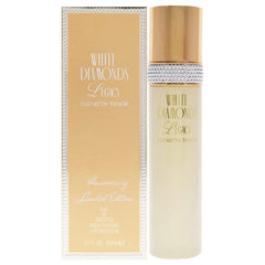 Elizabeth Taylor White Diamonds Legacy EDT spray bottle closeup for daily confidence.