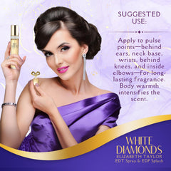 Elizabeth Taylor White Diamonds mini EDP splash for travel