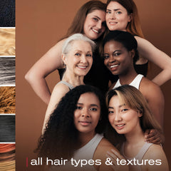 Ella & Eden castor oil for hair growth treatment image suggests fuller, shinier hair results.