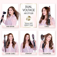 ELLA BELLA rotating curling iron 32mm creates natural voluminous curls