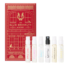 Ellis Brooklyn Mystery Apple Love bottle showcases crisp, uplifting scent for daytime wear.