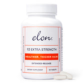Elon R3 hair growth bottle provides daily support for healthier hair