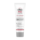 EltaMD UV Sheer sunscreen tube delivers oil-free protection for daily use.