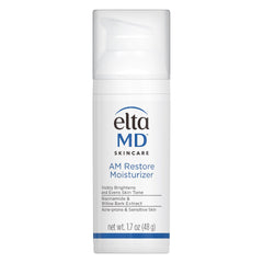 EltaMD AM Restore pump-top bottle for easy daily hydration