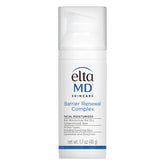 EltaMD Barrier Renewal Complex bottle with pump shows convenient daily hydration for dry skin.