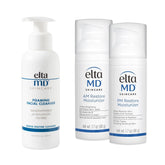 EltaMD foaming facial cleanser pour bottle for balanced, clean skin.