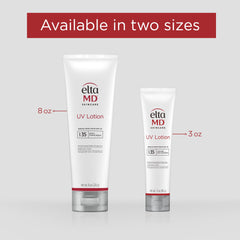 EltaMD UV Lotion fragrance-free formula is suitable for sensitive or acne-prone skin.