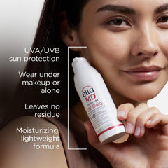 EltaMD UV Daily SPF 40 pump and side view highlights lightweight hydration