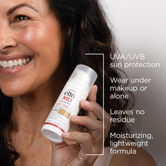 EltaMD UV Daily tinted SPF40 pump provides easy application and a clean finish