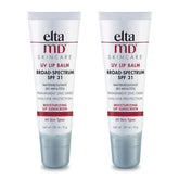 EltaMD UV Lip Balm pack of 2 tubes ready for sun protection and hydration.