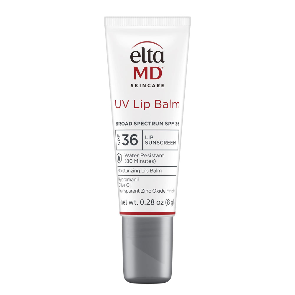 EltaMD UV Lip Balm SPF 30 tube provides reliable lip sun protection outdoors.