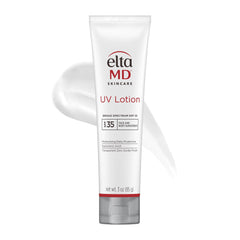 EltaMD UV Lotion Body Sunscreen pump bottle provides daily mineral SPF 30+ body protection.