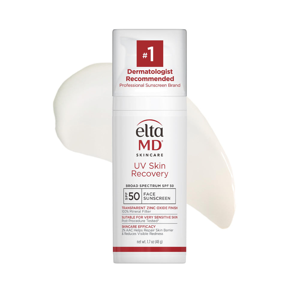 Eltamd UV Skin Recovery bottle front with SPF 50 protection for sensitive skin