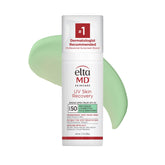 EltaMD UV Skin Recovery bottle with green tint for sensitive skin protection