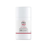 EltaMD UV Stick sunscreen on-face application shows mess-free SPF 50+ protection.