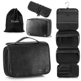 Elviros hanging toiletry bag full view shows ample storage for organized packing.