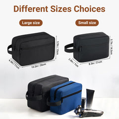 Elviros travel toiletry bag shaving compartment stores grooming tools neatly.