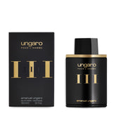 Emanuel Ungaro Pour L'Homme III bottle front highlighting confident daytime scent.