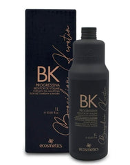 EMAX ECOSMETICS finished hair after keratin treatment with silky, frizz-free shine.