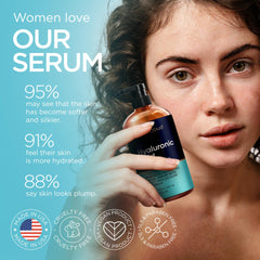 Packaging box for Ember Cloud Hyaluronic Serum made in USA