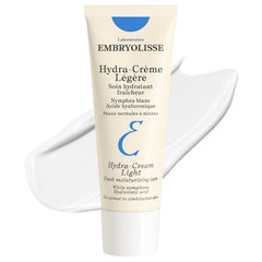Embryolisse Hydra-Cream Light tube being squeezed for weightless hydration