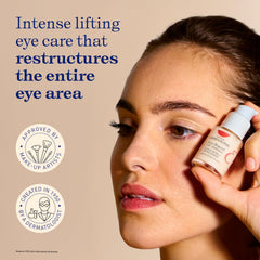 Embryolisse Intense Lift Eye Cream applied around the eye area for a rested look