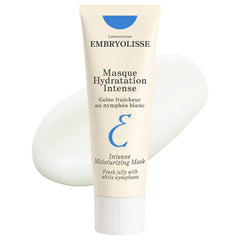 Embryolisse Intense Moisturizing Mask bottle closeup shows deep hydration for refreshed skin