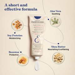 Embryolisse Lait Crème Sensitive applied on skin for face and body use.
