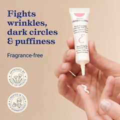 Embryolisse Smoothing Eye Contour Care texture shown for gentle under-eye care.