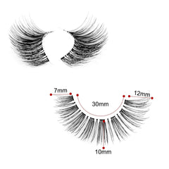 EMEDA 005 invisible clear band with ten-pairs pack for versatile styling