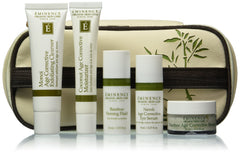 Eminence Age Corrective Starter Set arranged for a complete anti-aging skincare routine.