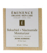 Eminence Bakuchiol Plus Niacinamide Moisturizer jar close-up showing lightweight hydration for all skin types