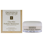 Eminence clear skin probiotic moisturizer bottle promotes balanced skin with soothing hydration.
