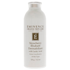 Eminence Dermafoliant packaging shown for gentle exfoliation prep with benefits