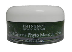 Eminence Eight Greens Phyto Masque hot white 2oz bottle for revitalizing hydration and energizing glow.