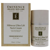 Eminence Hibiscus Ultra Lift Neck Cream airless pump enables controlled, premium application.