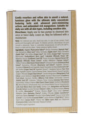 Eminence Mangosteen Daily Resurfacing Concentrate application scene suggests gentle, leave-on use.