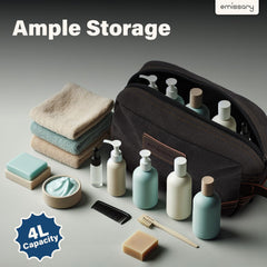 Emissary water-resistant fabric detail suited for damp bathrooms.