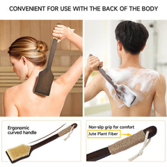 EnamelEVO 17.7 inch curved handle enables easy back brushing and ergonomic comfort