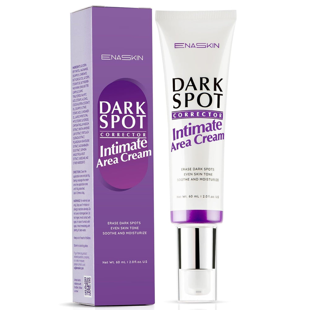 EnaSkin dark spot remover bottle demonstrates concentrated formula for even skin tone