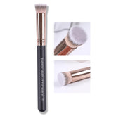 ENERGY Small Foundation Brush under-eye concealer close-up for precise blending.