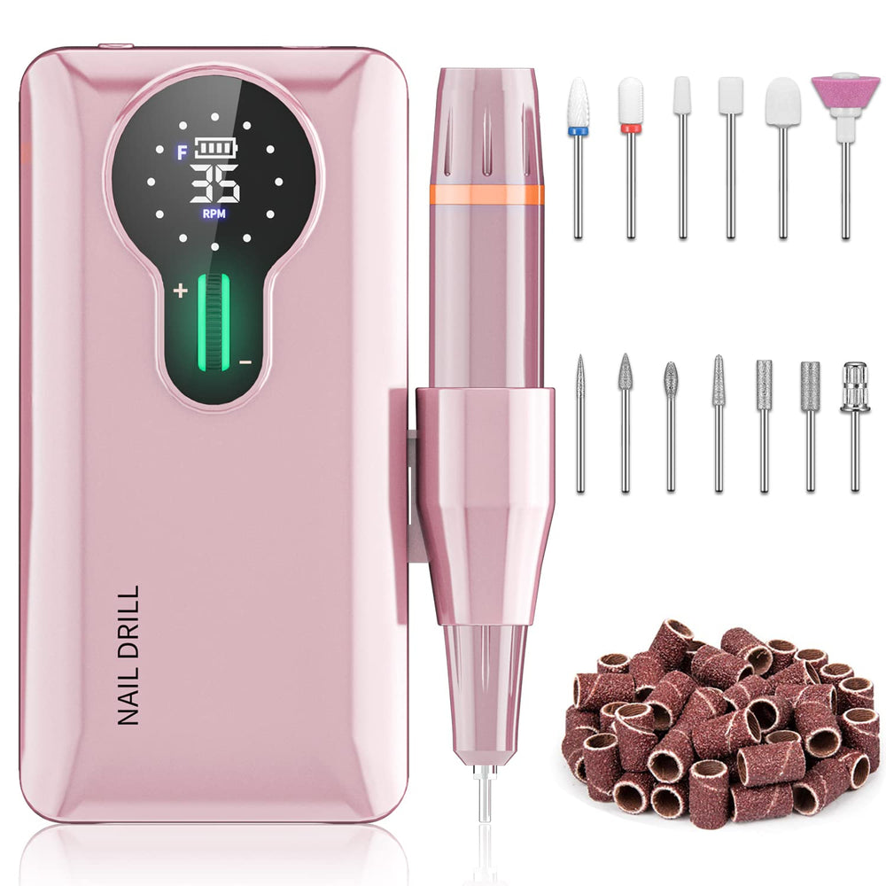 engerwall 35000 rpm nail drill handle offering precise shaping for acrylic nails