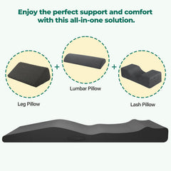 ENITYA Lash Bed Topper built-in handle enables solo adjustment.