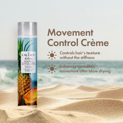 Enjoy Hair Styling Cream humidity resistance helps keep styles in place all day