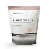 Enviromedica Magnetic Bentonite Clay Bath Powder dissolves cleanly for a purifying soak.