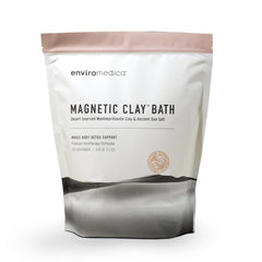 Enviromedica Magnetic Bentonite Clay Bath Powder dissolves cleanly for a purifying soak.