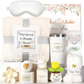 ENVTEK Christmas spa gift box throw blanket shows ultra-soft warmth for cozy evenings.