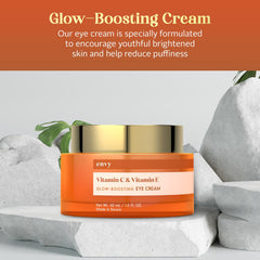 Envy Under Eye Cream tube close-up shows smooth texture ideal for precise application.